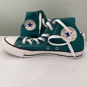 Chuck Taylor All Star teal high tops